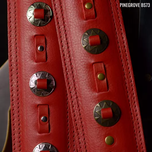 Pinegrove BS73 red Western guitar strap DSC_0089.jpg