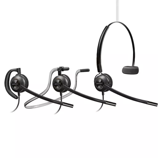 POLY EncorePro 540 Convertible Headset +Quick Disconnect