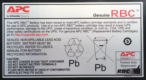 APC RBC48 UPS battery Sealed Lead Acid (VRLA)