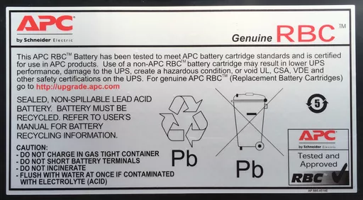 APC RBC48 UPS battery Sealed Lead Acid (VRLA) 7 Ah