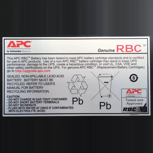 APC RBC48 UPS battery Sealed Lead Acid (VRLA) 7 Ah