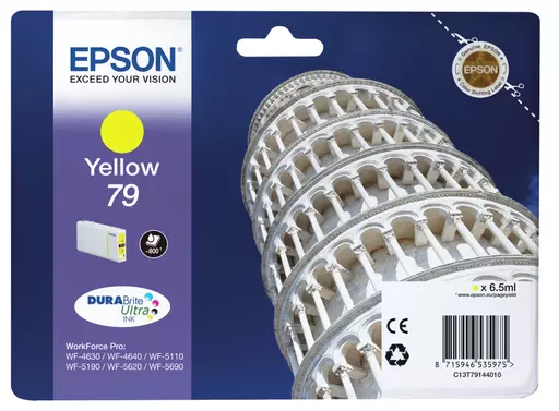 Epson C13T79144010/79 Ink cartridge yellow, 800 pages 6,5ml for Epson WF 4630/5110