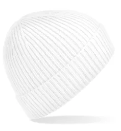 Engineered Knit Ribbed Beanie