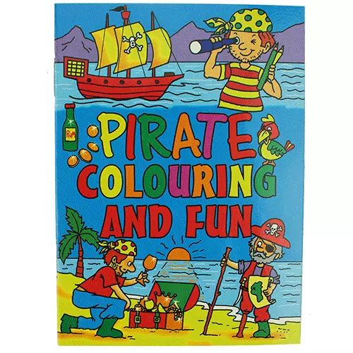 Pirate Colouring & Fun Book - 16pp - Pack of 100