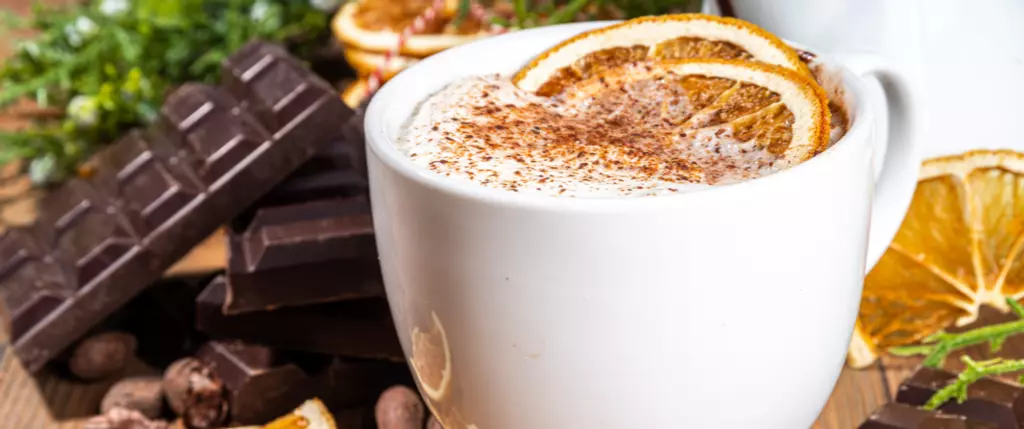 Orange Infused Hot Chocolate