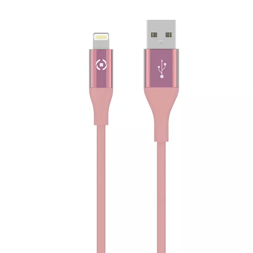 Celly USBLIGHTCOLORPK lightning cable 1 m Pink