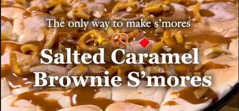 Salted Caramel Brownie S'mores