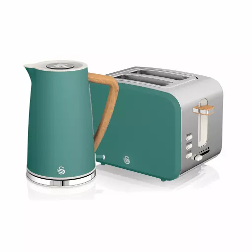 Nordic 2 Slice Toaster and Cordless Kettle Bundle