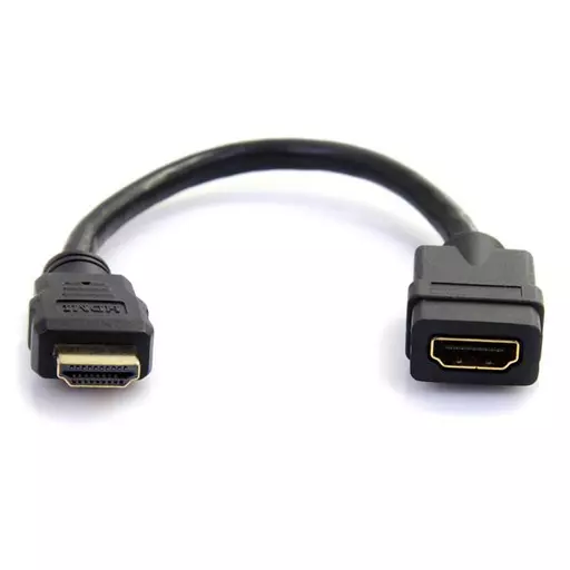 StarTech.com 6 in HDMI Extension Cable - Short HDMI Cable Male to Female - 4K HDMI Cable Extender - 4K 30Hz UHD HDMI Port Saver M/F - High Speed HDMI 1.4 - 28AWG - HDMI Dongle Extender