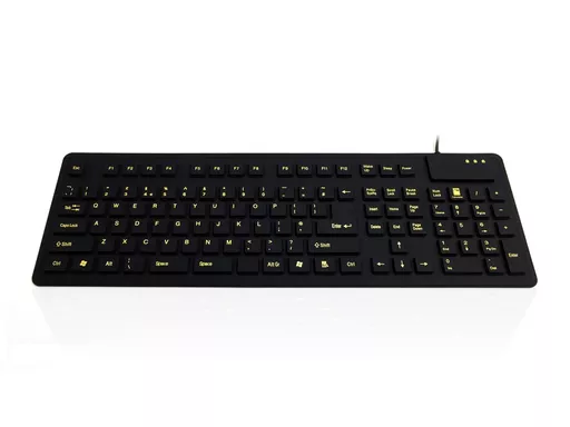 Accuratus WP127 V2 keyboard Industrial USB + PS/2 QWERTY UK English Black