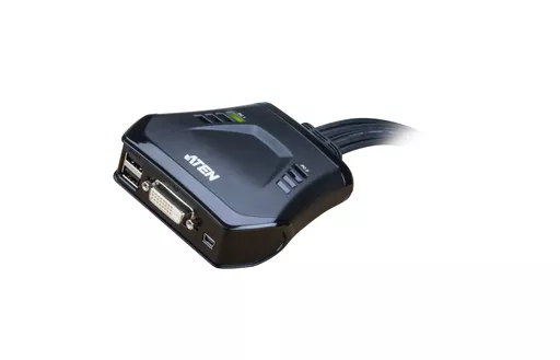 ATEN CS22D KVM switch Black