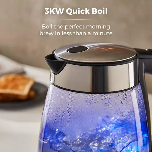 Infinity Ombre 1.7 Litre Glass Schott Kettle