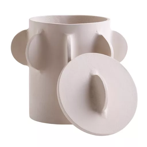 Cream Abstract Box, Prato, Small
