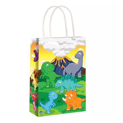 Dinosaur Paper Party Bag - Pack of 48