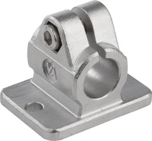 K0479 - Tube Clamps Flanged In Stainless Steel