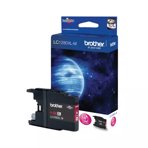 Brother LC-1280XLM Ink cartridge magenta high-capacity, 1.2K pages ISO/IEC 24711 for Brother MFC-J 6510