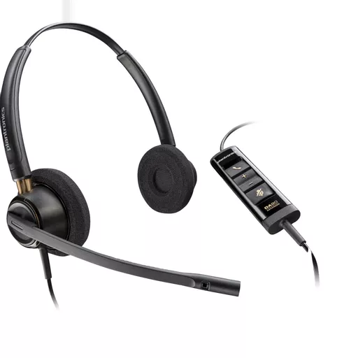 POLY EncorePro 525 Microsoft Teams Certified Stereo with USB-A Headset