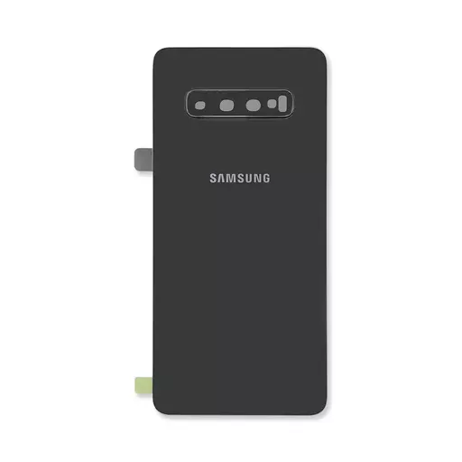 Back Cover w/ Camera Lens (Service Pack) (Prism Black) - For Galaxy S10+ (G975)