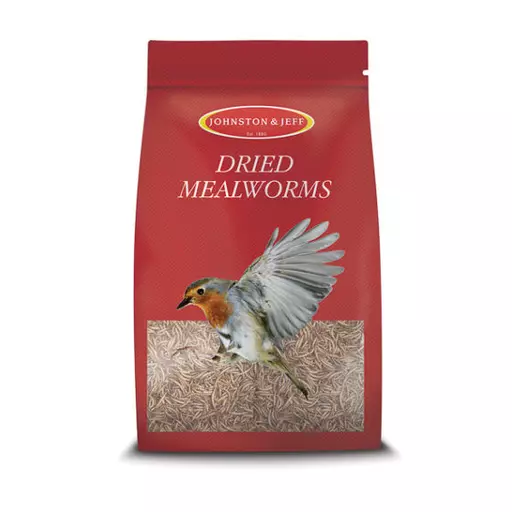 Johnston & Jeff Dried Mealworms 250g