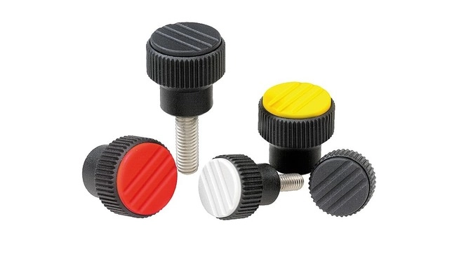 K0247 - Knurled Knobs Parts In Steel & Stainless Steel Thread Size M4-M10