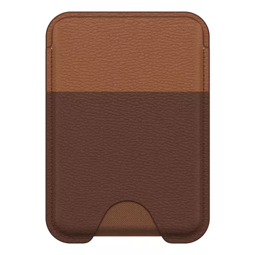 OtterBox Symmetry Cactus Leather Wallet for MagSafe for iPhone 16, Rich Adobe