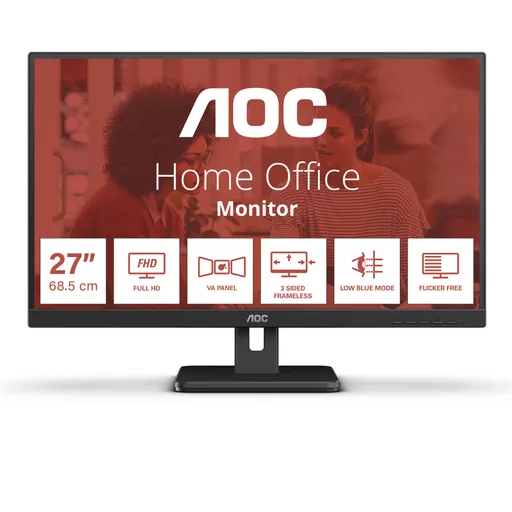 AOC 27E3UM/BK computer monitor 68.6 cm (27") 1920 x 1080 pixels Full HD Black