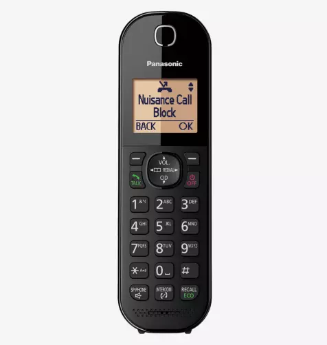 Panasonic KX-TGC412EB telephone DECT telephone Caller ID Black