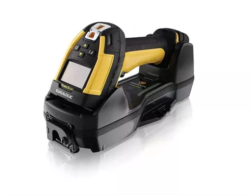 Datalogic PM9600-DHP433RBK10 barcode reader Handheld bar code reader 1D/2D Laser Black, Yellow