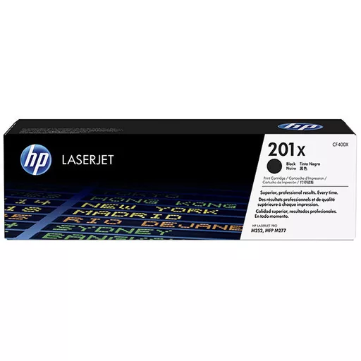 HP 201X (CF400X) High Yield Black Original LaserJet Toner Cartridge (2800 Yield)