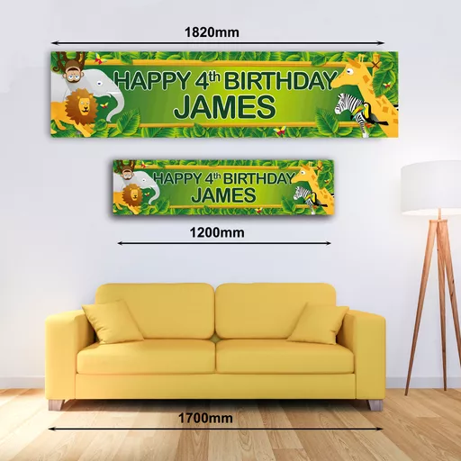 Personalised Banner - Jungle Banner