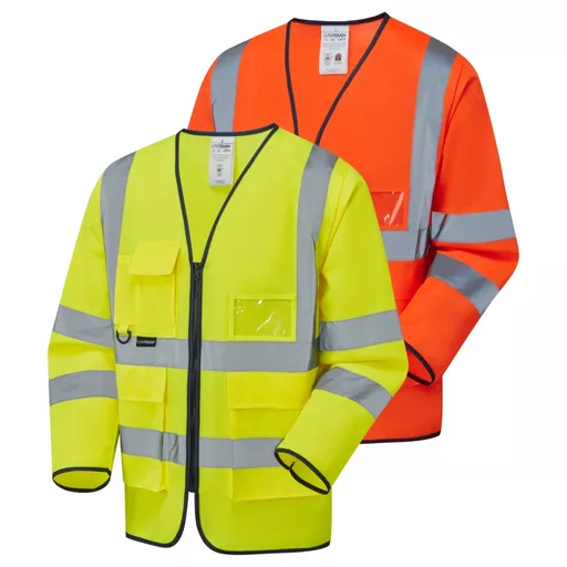 Supertouch Hi Vis Long Sleeved Executive Vest
