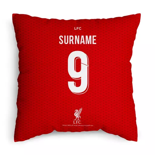 Liverpool Back of Shirt 18" Cushion