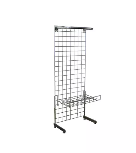 5ft Gridwall Rail & Shelf 'L' Leg Display Kit