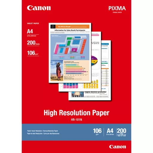 Canon HR-101N High Resolution Paper A4 - 200 Sheets