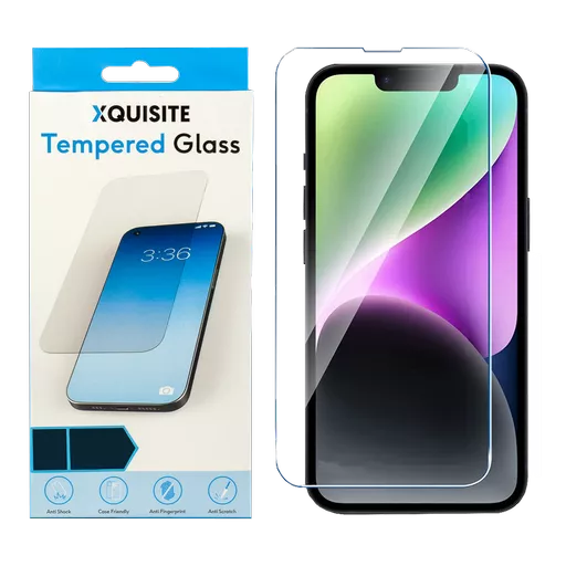 Xquisite 2D Glass - iPhone 14 Plus & iPhone 13 Pro Max - Clear
