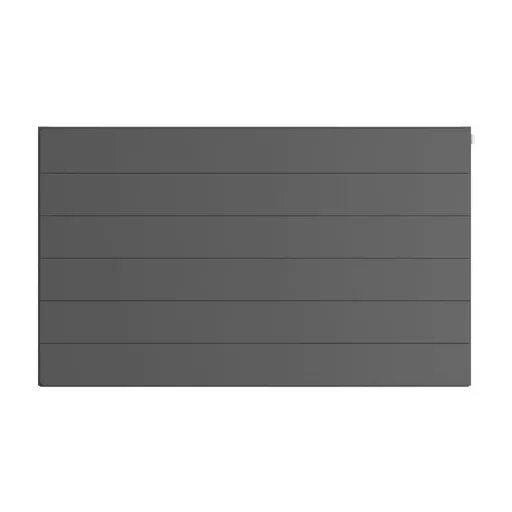 Flat Cover Plate with Lines 600 x 1000 Matt Anthracite