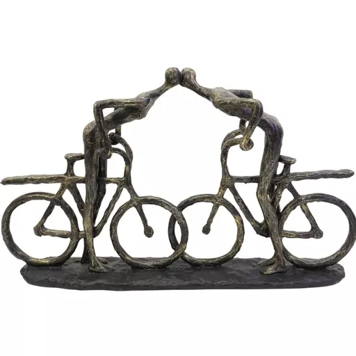 Smooching Cyclist Sculpture