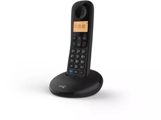 British Telecom D9R8WS00 DECT telephone Caller ID Black