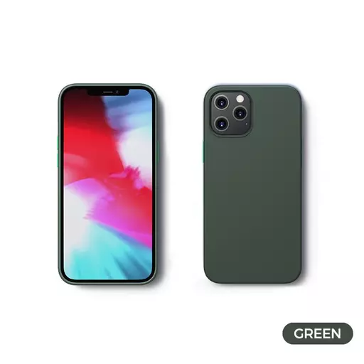 Joyroom - JR-BP799  Phone Case (Dark Green) - For iPhone 12 / 12 Pro