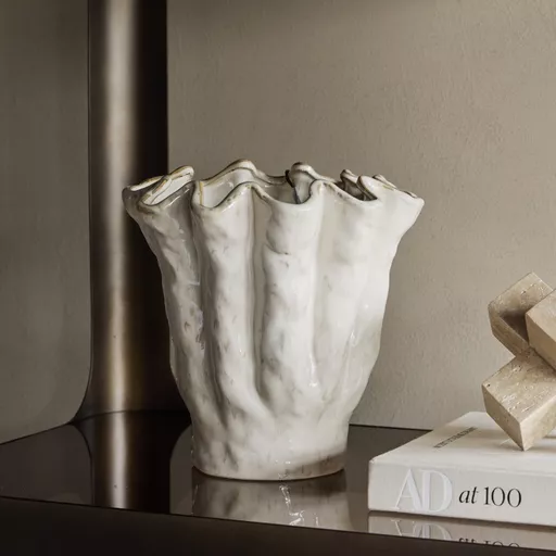 Glazed Sculptural Vase, Cosimo, Medium