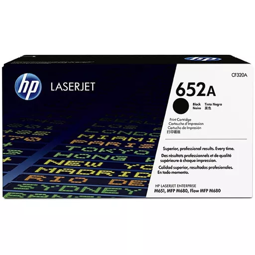 HP 652A (CF320A) Black Original LaserJet Toner Cartridge (11500 Yield)