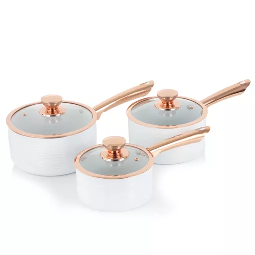 LINEAR 3 Piece Saucepan Set