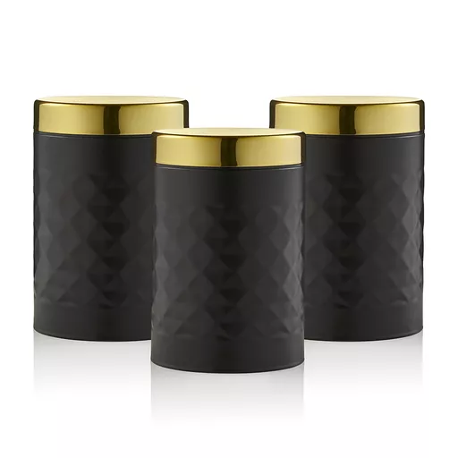 Set of 3 Diamond Canisters