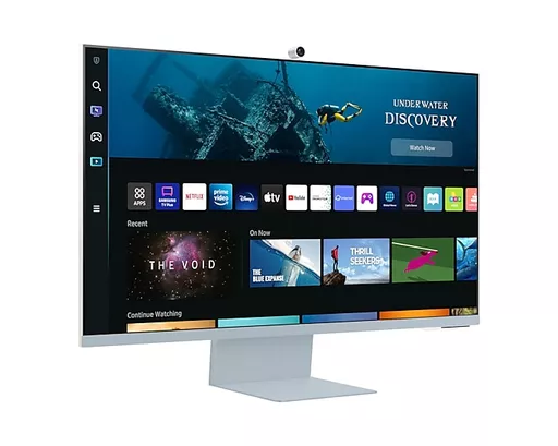 Samsung LS32BM80BUUXXU computer monitor 81.3 cm (32") 3840 x 2160 pixels 4K Ultra HD Blue, White