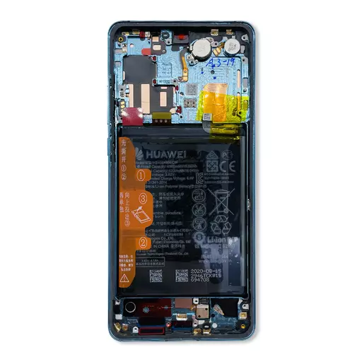 OLED Screen Assembly + Battery (Service Pack) (Aurora Blue) -  Huawei P30 Pro Dual SIM