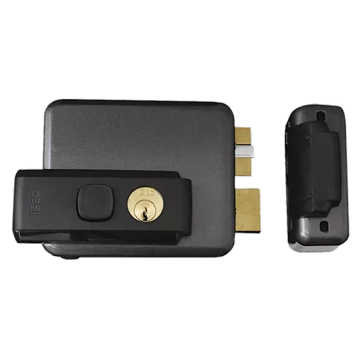 ISEO Serie 5 Electric Rim Lock 53N With Latch & Deadbolt Handed