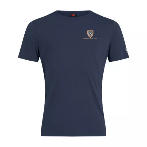 ReadingBlueCoatStaff_CanterburyPlainTee_Navy_Front.png