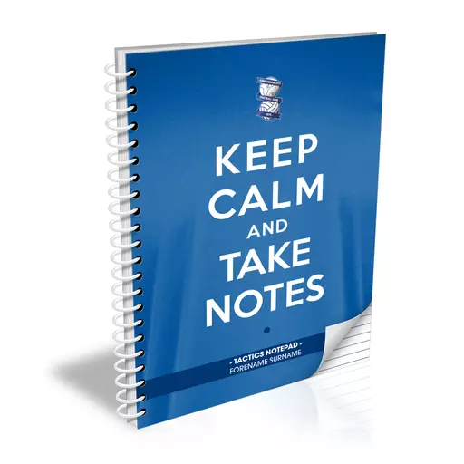 Birmingham City FC Keep Calm Notebook