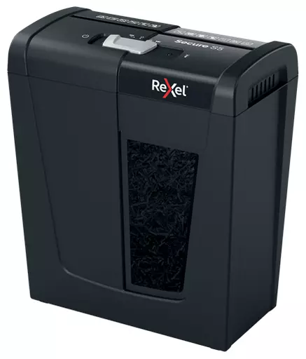 Rexel Secure S5 paper shredder Strip shredding 70 dB Black