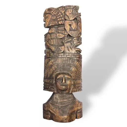 Carved Wooden Statue